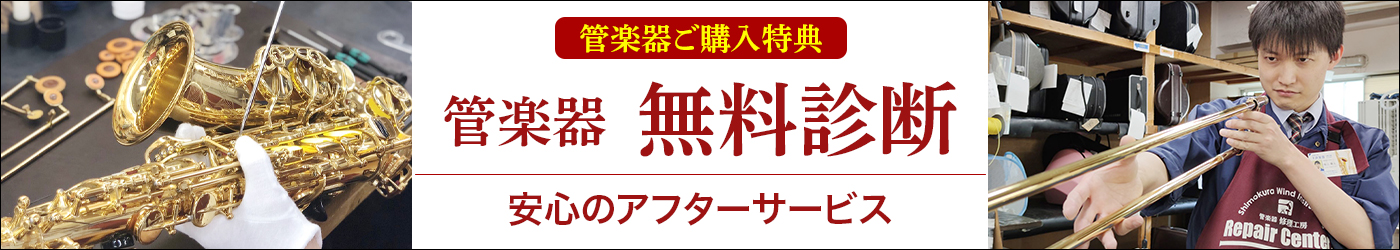 楽器無料診断　～ 一か月に一回、楽器のメインテナンス ～