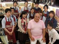 リペアセンターにて